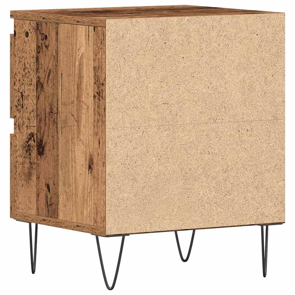 Armadio da Notte con cassetto Legno vecchio 40 x 35 x 50 cm