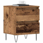 Armadio da Notte 2 pcs Legno vecchio 40 x 35 x 50 cm