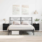 Armadio da Notte con cassetto 2 pcs Rovere nero 40 x 35 x 50 cm