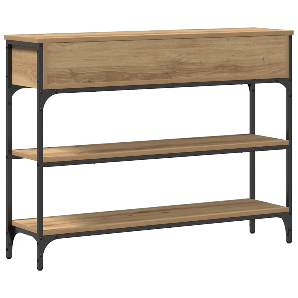 Tavolo consolle Rovere artigianale 100 x 25 x 75 cm