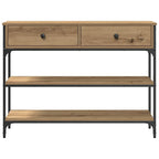 Tavolo consolle Rovere artigianale 100 x 25 x 75 cm