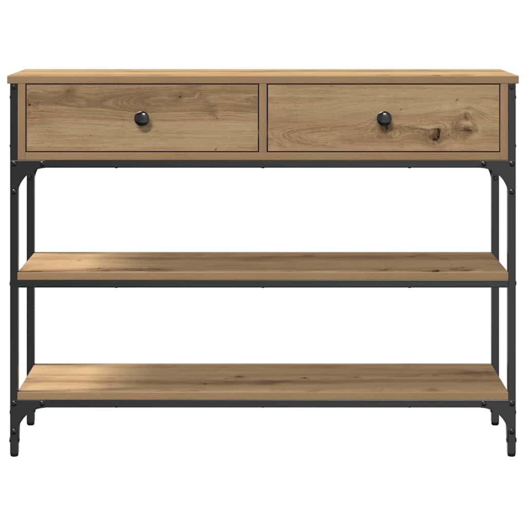 Tavolo consolle Rovere artigianale 100 x 25 x 75 cm