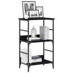 Libreria Rovere Nero 50 x 33 x 82 cm Legno multistrato