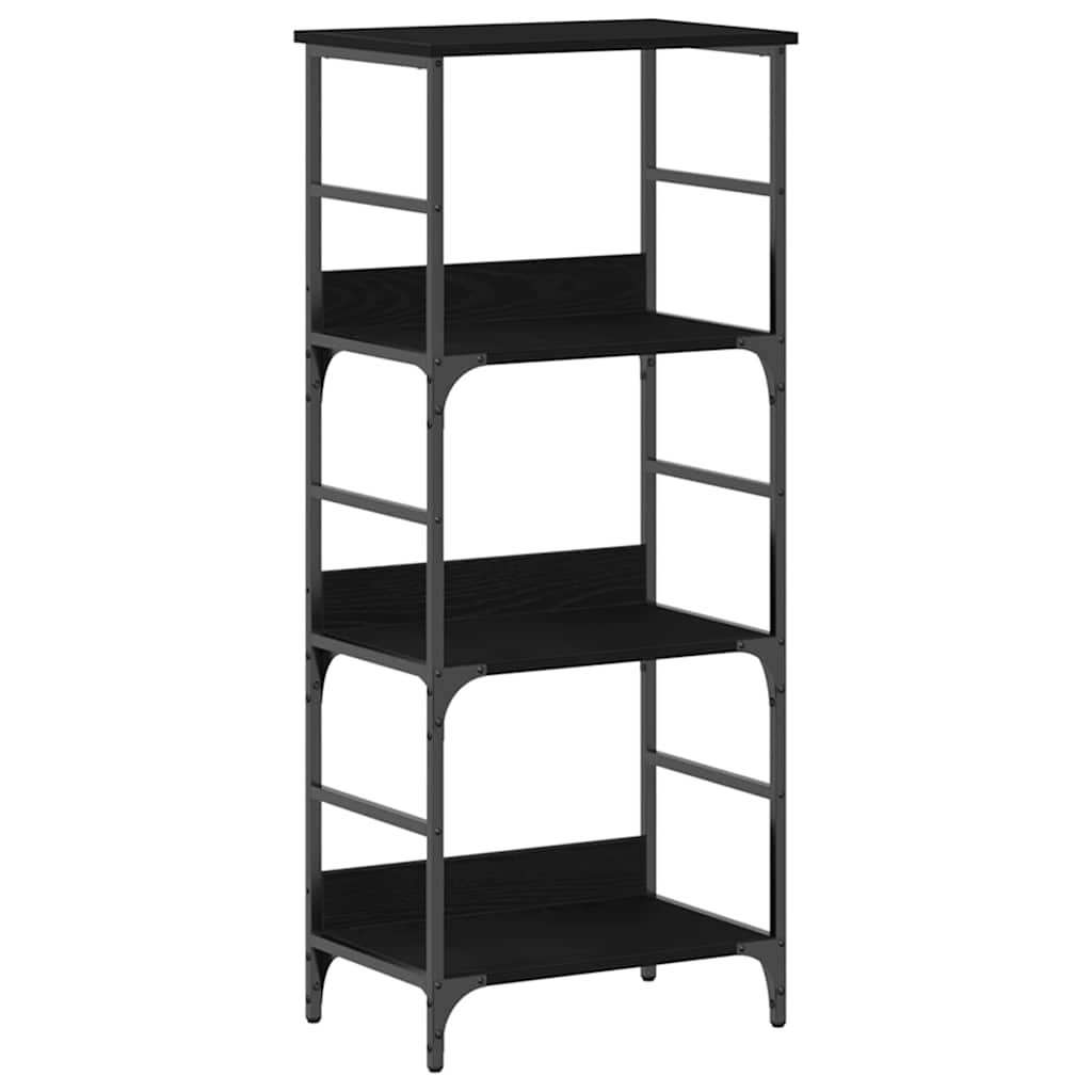 Libreria Rovere Nero 50 x 33 x 117,5 cm Legno multistrato