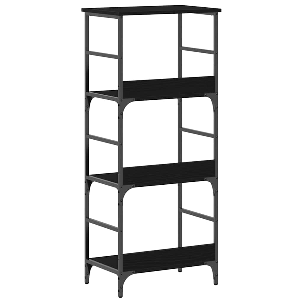Libreria Rovere Nero 50 x 33 x 117,5 cm Legno multistrato