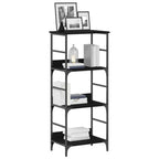 Libreria Rovere Nero 50 x 33 x 117,5 cm Legno multistrato