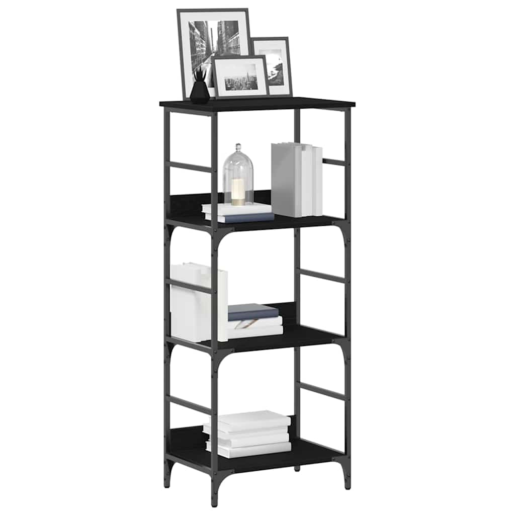 Libreria Rovere Nero 50 x 33 x 117,5 cm Legno multistrato