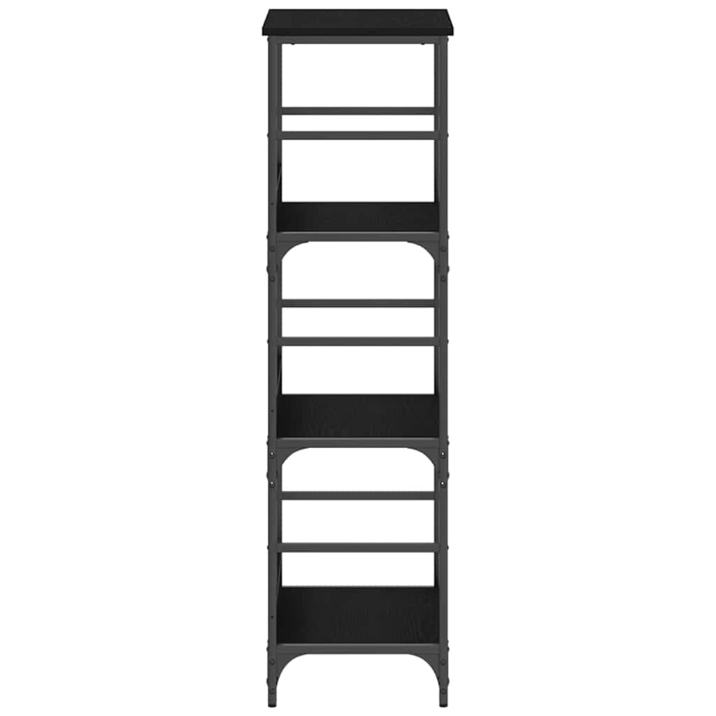 Libreria Rovere Nero 50 x 33 x 117,5 cm Legno multistrato