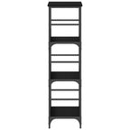 Libreria Rovere Nero 50 x 33 x 117,5 cm Legno multistrato