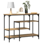 Tavolo Console rovere artigianale 100 x 35 x 75 cm