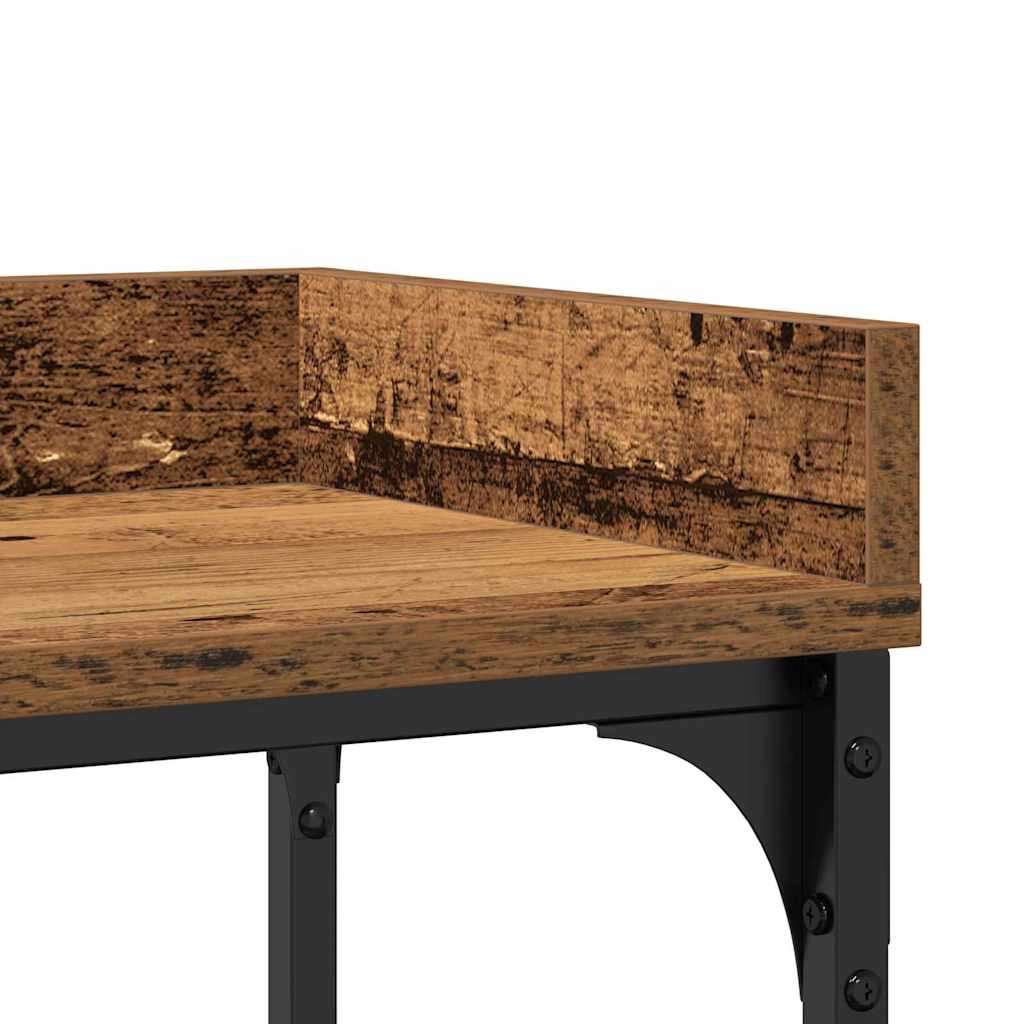 Tavolo Consolle con lo scaffale Legno vecchio 100 x 30 x 80 cm
