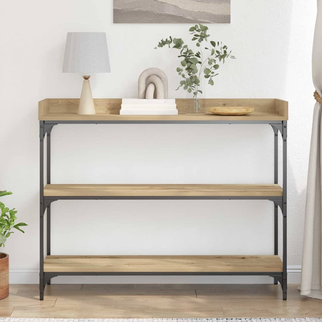 Tavolo Consolle rovere artigianale 100 x 30 x 80 cm