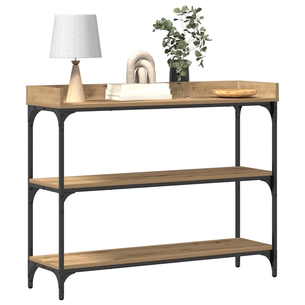 Tavolo Consolle rovere artigianale 100 x 30 x 80 cm