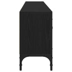 Mobile TV Rovere nero 200 x 25 x 44 cm Legno multistrato