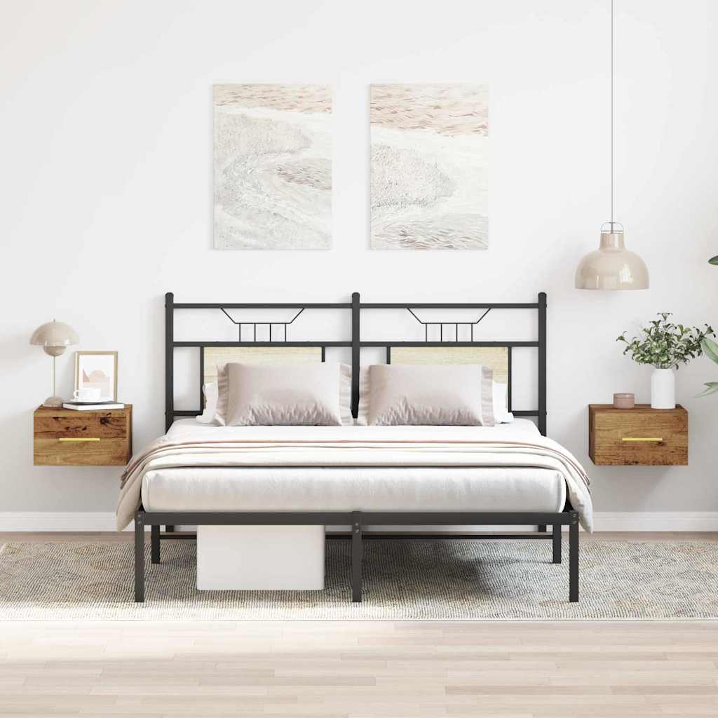Armadio da Notte 2 pcs Legno vecchio 35 x 35 x 20 cm