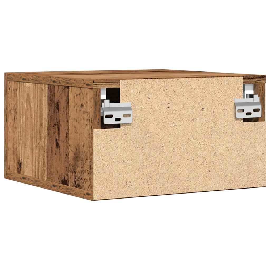 Armadio da Notte 2 pcs Legno vecchio 35 x 35 x 20 cm