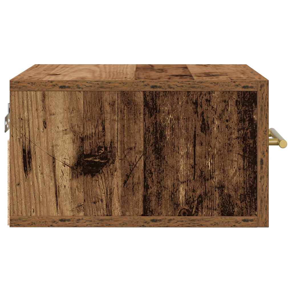 Armadio da Notte 2 pcs Legno vecchio 35 x 35 x 20 cm
