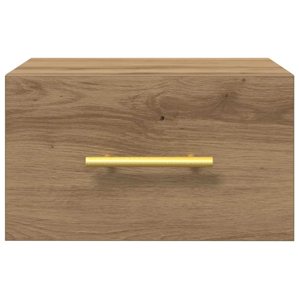 Armadio da Notte 2 pcs Rovere artigianale 35 x 35 x 20 cm