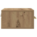 Armadio da Notte 2 pcs Rovere artigianale 35 x 35 x 20 cm