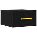 Armadio da Notte Rovere Nero 35 x 35 x 20 cm Legno multistrato