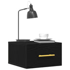 Armadio da Notte Rovere Nero 35 x 35 x 20 cm Legno multistrato