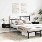 Armadio da Notte 2 pcs Rovere Nero 35 x 35 x 20 cm