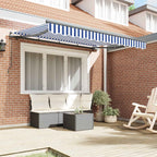 Tenda Retrattile Blu 300 x 200 cm Tessuto