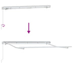 Tenda Retrattile Crema 300 x 200 cm Tessuto