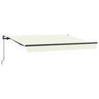 Tenda Retrattile Crema 300 x 200 cm Tessuto