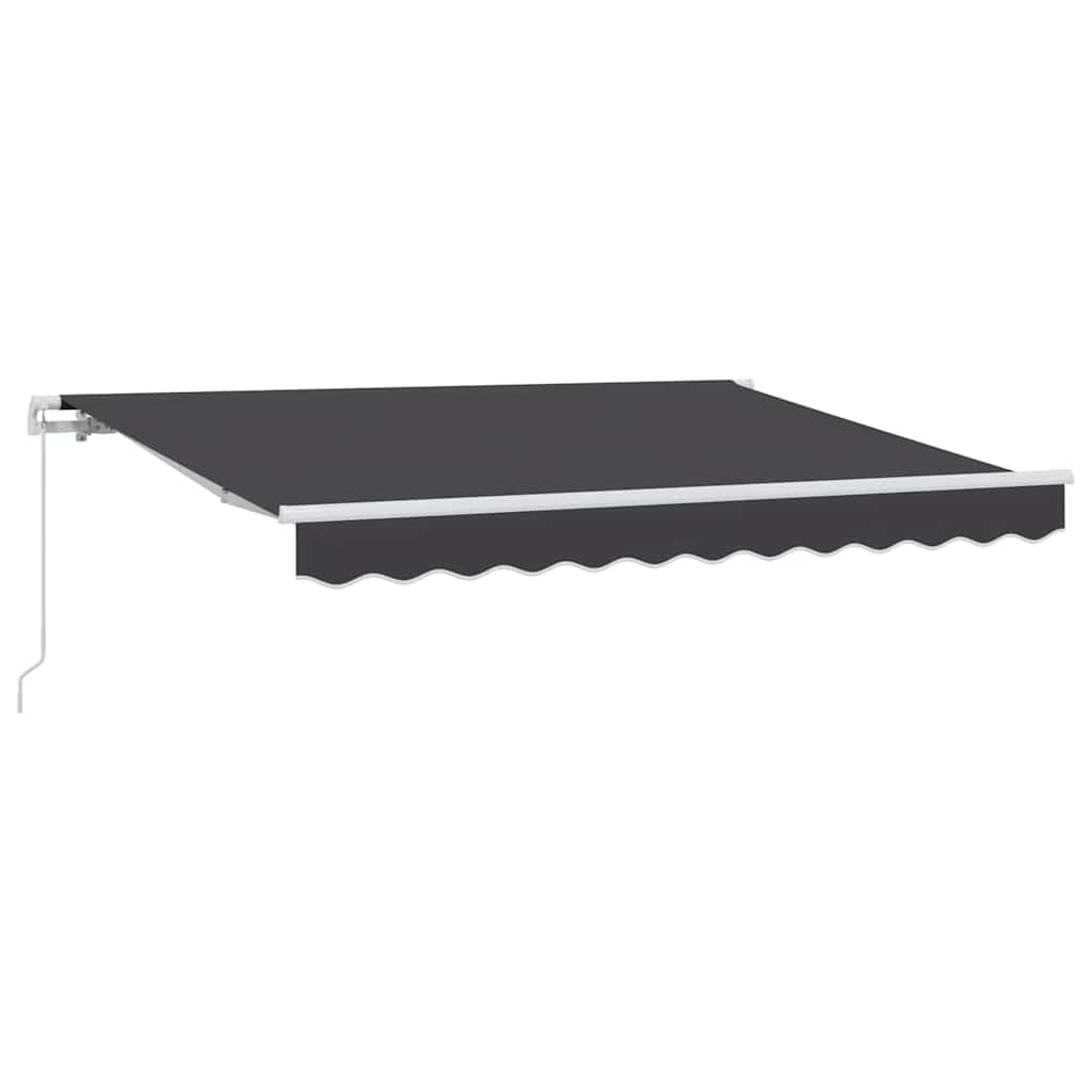 Tenda Retrattile Antracite 300 x 200 cm Tessuto