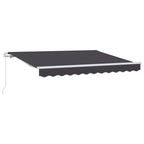 Tenda Retrattile Antracite 300 x 200 cm Tessuto
