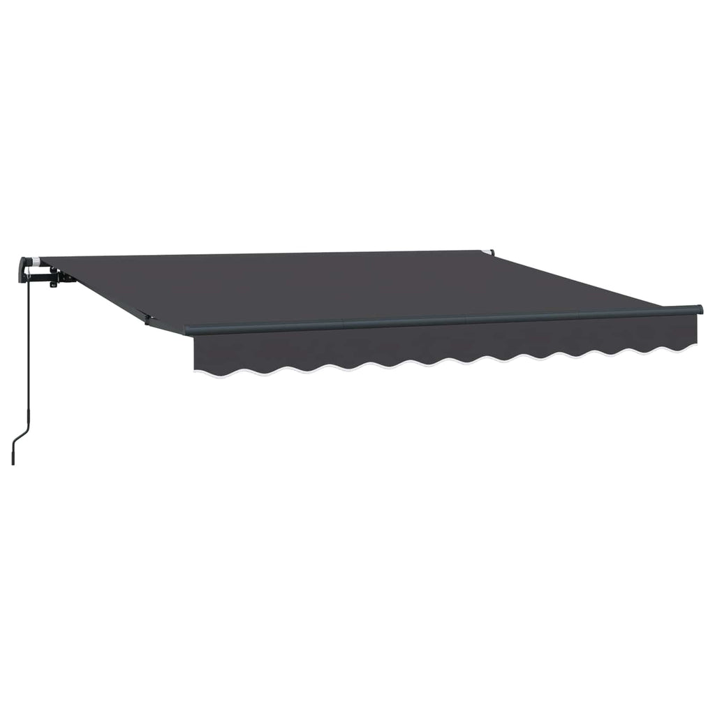 Tenda Retrattile Antracite 300 x 200 cm Tessuto