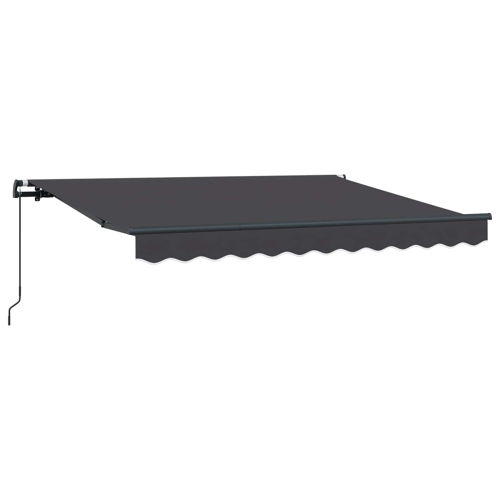Tenda Retrattile Antracite 300 x 200 cm Tessuto