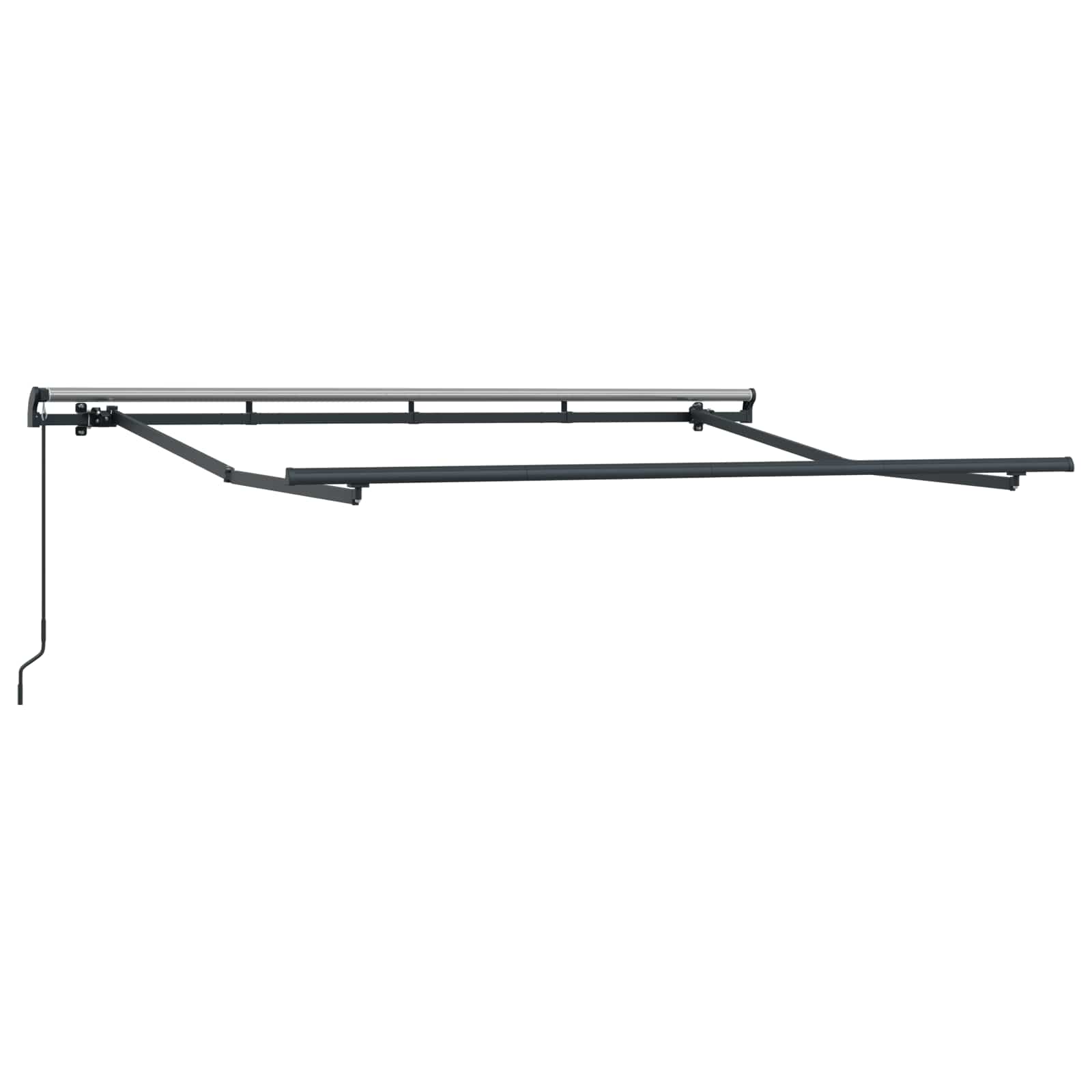 Tenda Retrattile Antracite 300 x 200 cm Tessuto