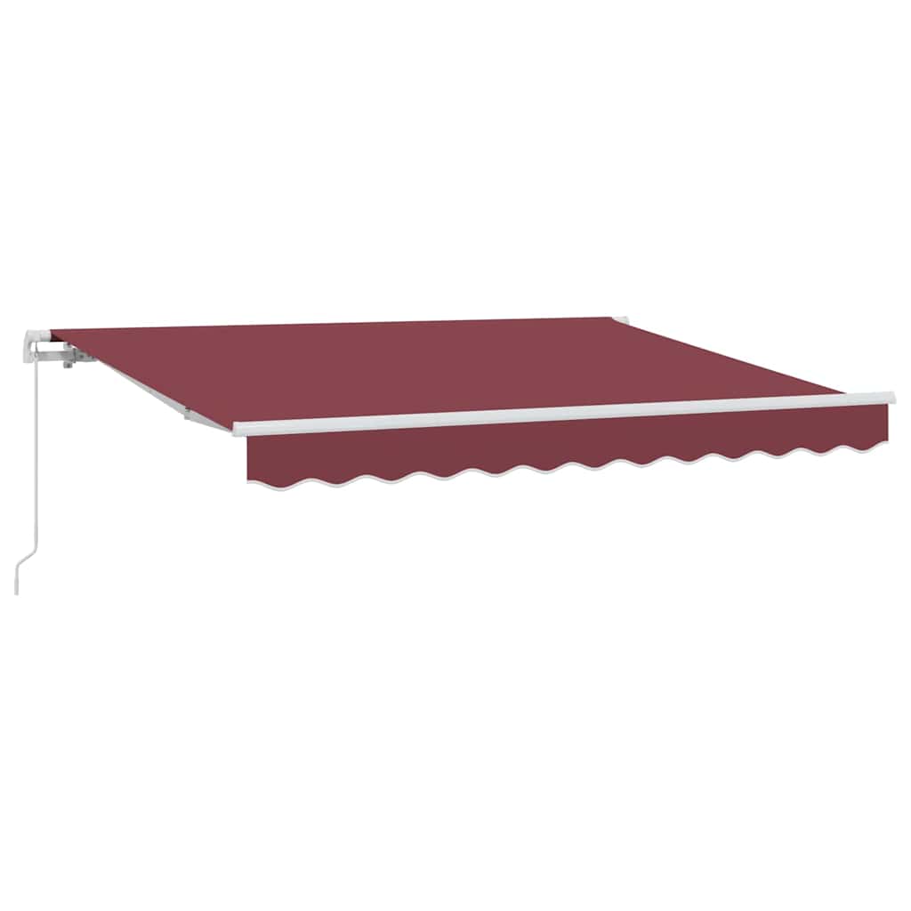Tenda Retrattile Borgogna 300 x 200 cm Tessuto