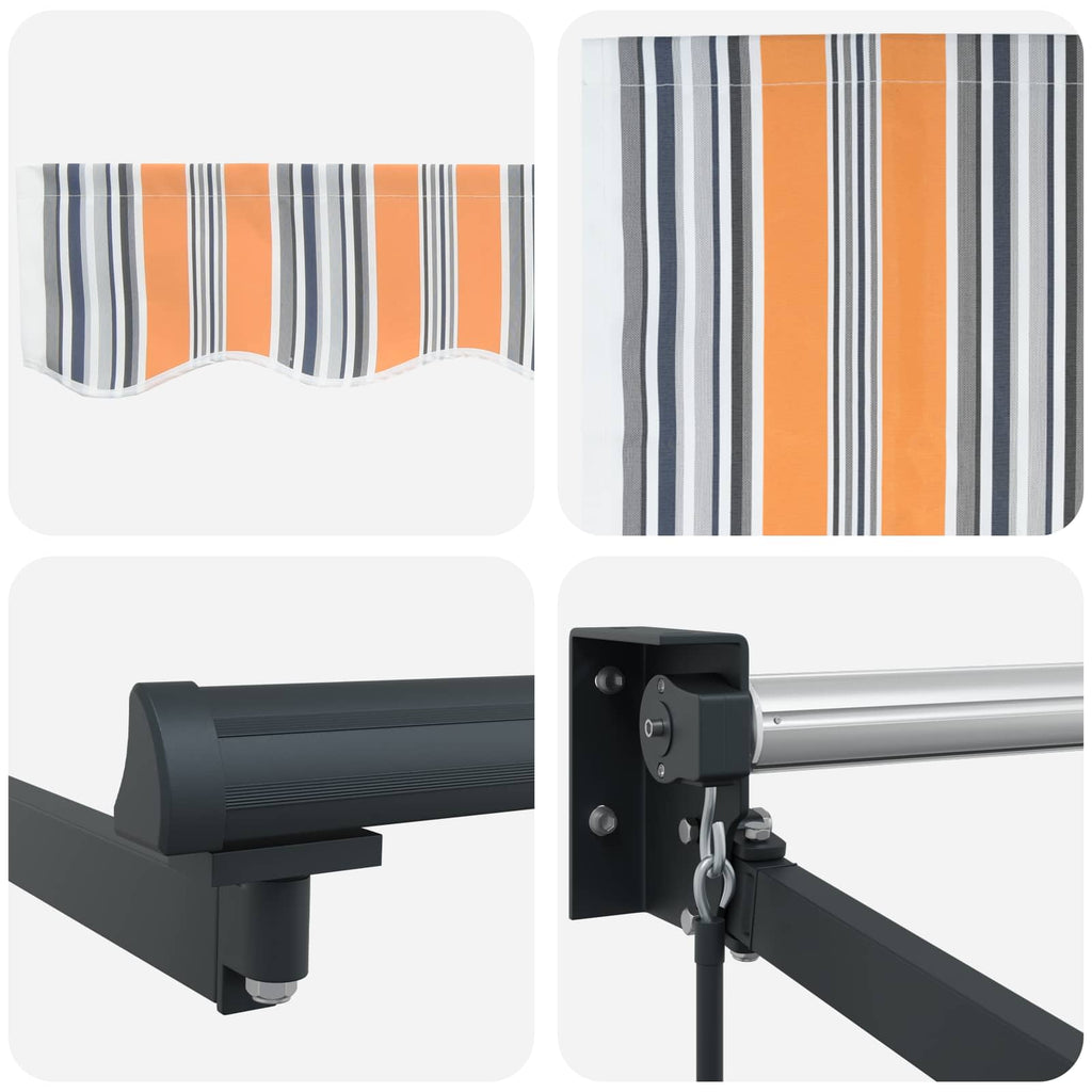 Tenda da Sole Multicolore 300 x 250 x 165 cm Poliestere