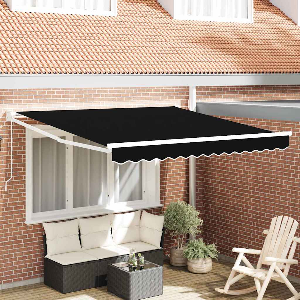 Tenda da Sole Nero 300 x 250 x 165 cm Poliestere