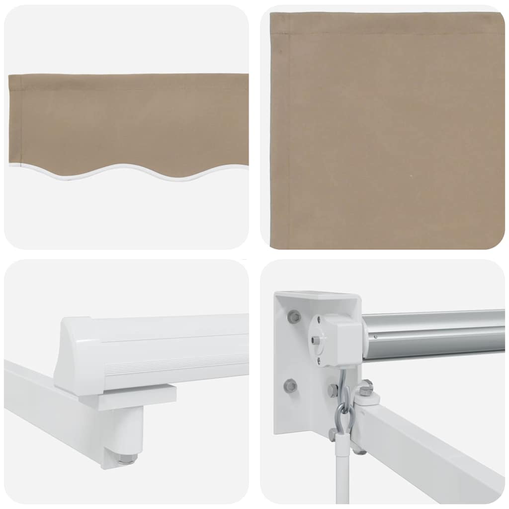 Tenda da Sole Beige 300 x 250 x 165 cm Poliestere