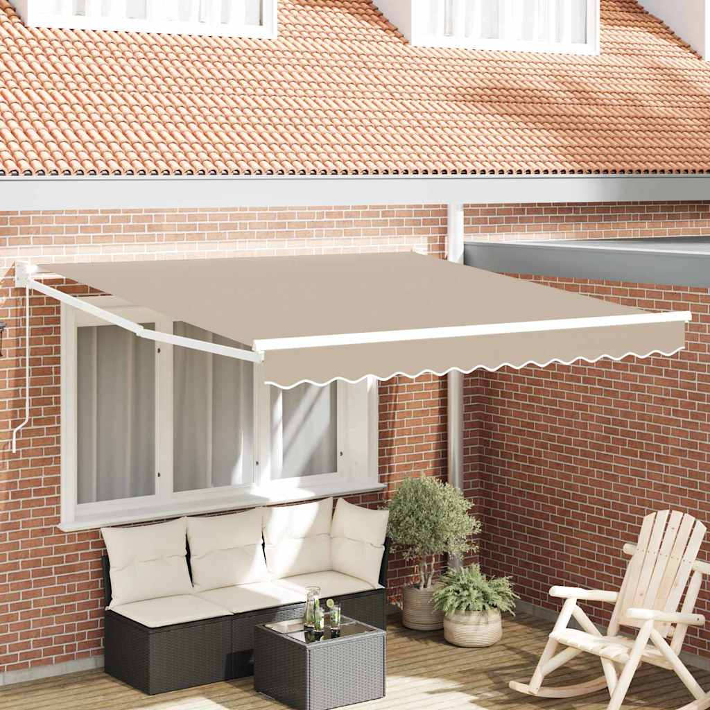 Tenda da Sole Beige 300 x 250 x 165 cm Poliestere