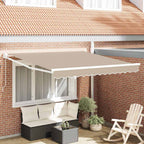 Tenda da Sole Beige 300 x 250 x 165 cm Poliestere