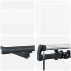 Tenda Retrattile Bianco 300 x 250 cm Poliestere e Acciaio