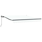 Tenda Retrattile Bianco 300 x 250 cm Poliestere e Acciaio