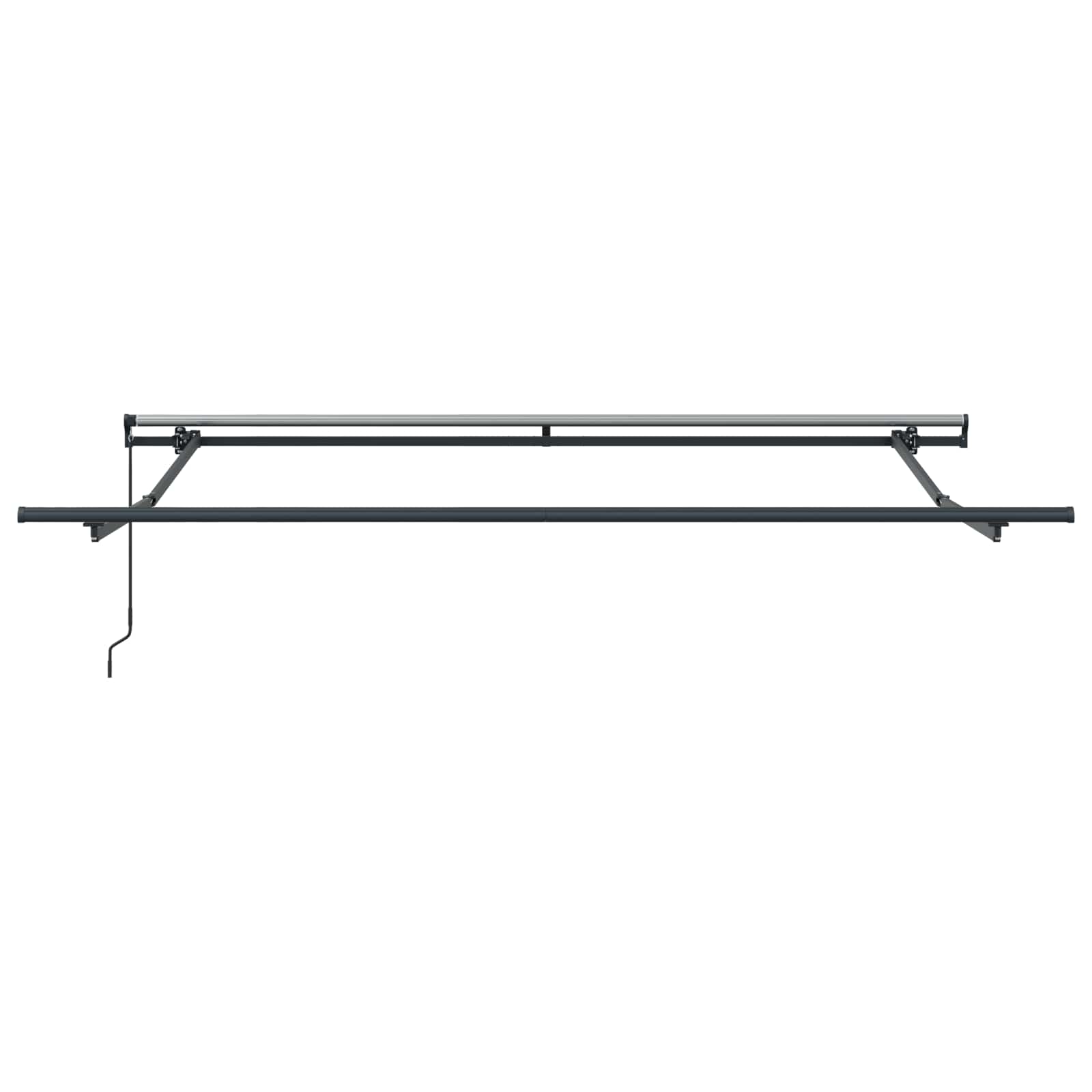 Tenda Retrattile Bianco 300 x 250 cm Poliestere e Acciaio