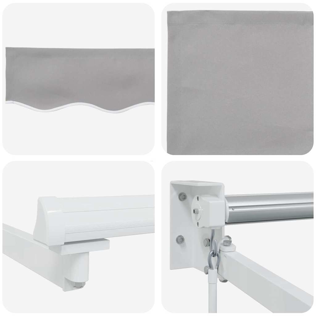 Tenda da Sole Grigio chiaro 300 x 250 x 165 cm Poliestere