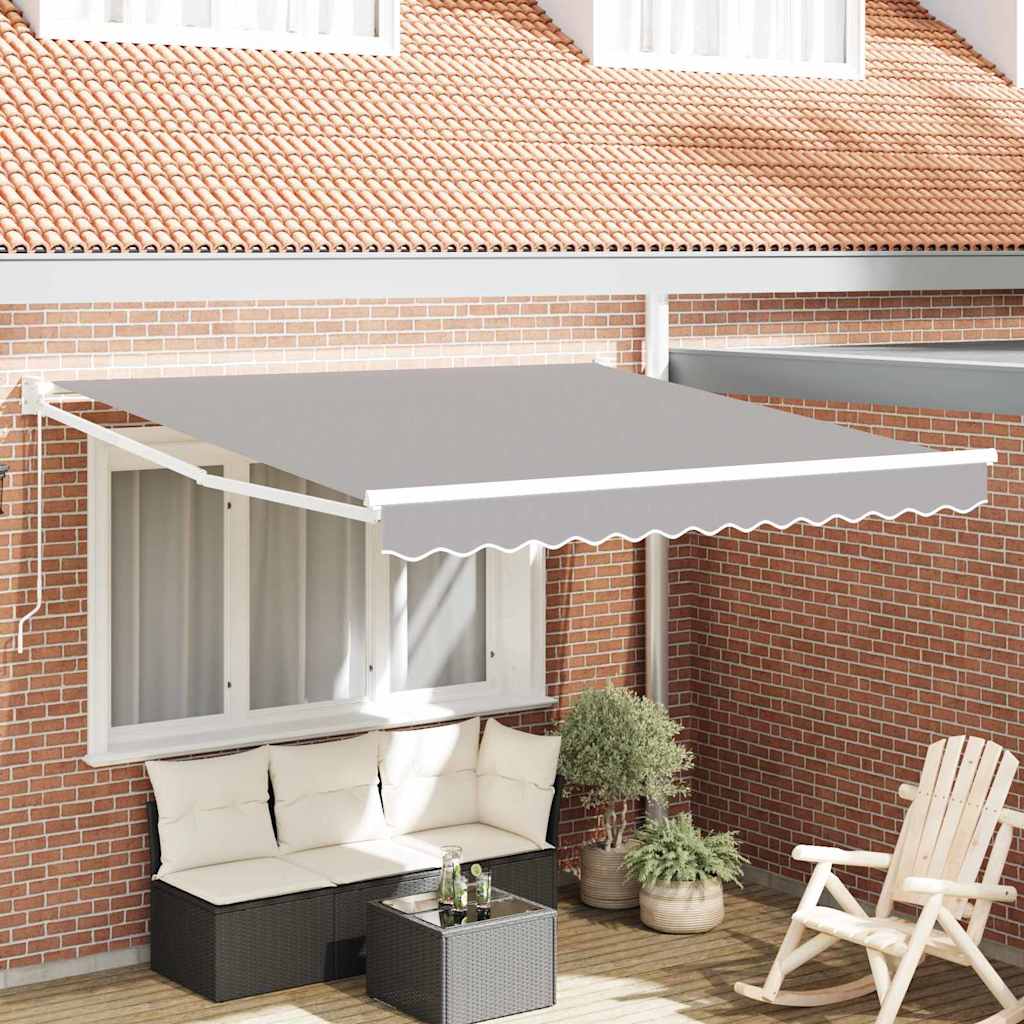 Tenda da Sole Grigio chiaro 300 x 250 x 165 cm Poliestere