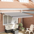 Tenda da Sole Grigio chiaro 300 x 250 cm Poliestere