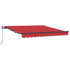 Tenda Retrattile Rosso 300 x 250 cm Poliestere e Acciaio