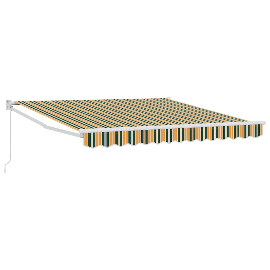 Tenda da Sole Verde e Giallo 300 x 250 x 165 cm Poliestere