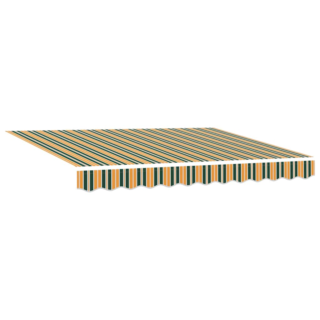 Tenda da Sole Verde e Giallo 300 x 250 x 165 cm Poliestere