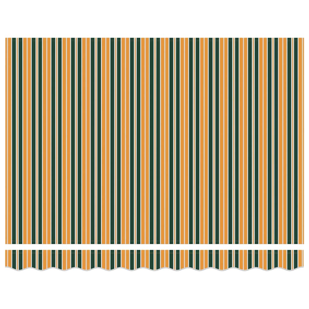 Tenda da Sole Verde e Giallo 300 x 250 x 165 cm Poliestere